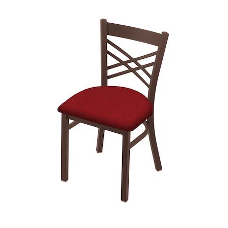Holland Bar Stool Co 620 Catalina 18" Chair with Bronze Finish and Graph Ruby Seat 62018BZ016